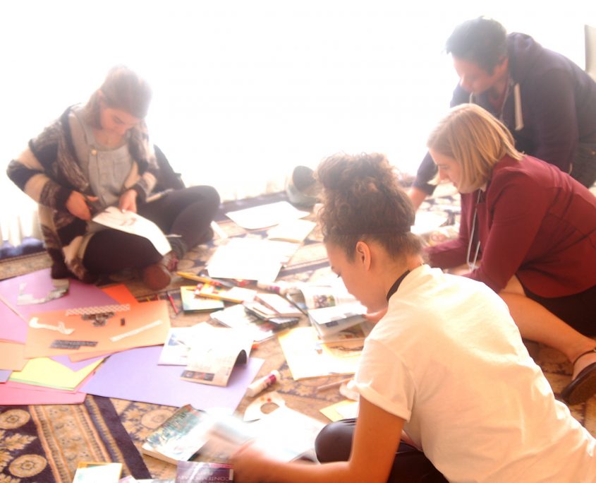 Thinking Gender 2017 Conference participants crafting Freedom Manifestos.