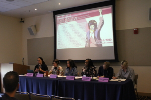 Photo of a TG20 roundtable session, moderated by Alisa Bierria