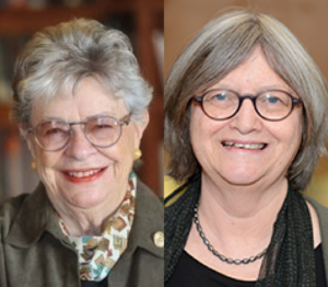Helen Astin and Julia Wrigley