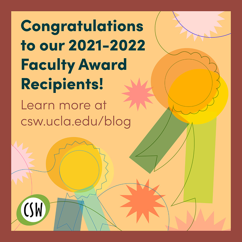 20212022 Faculty Award Recipients Center for the Study of Women