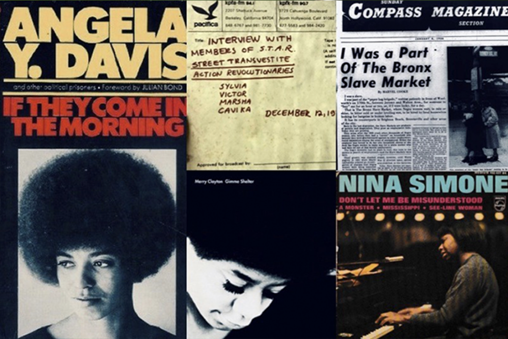 Black feminism flyers collage