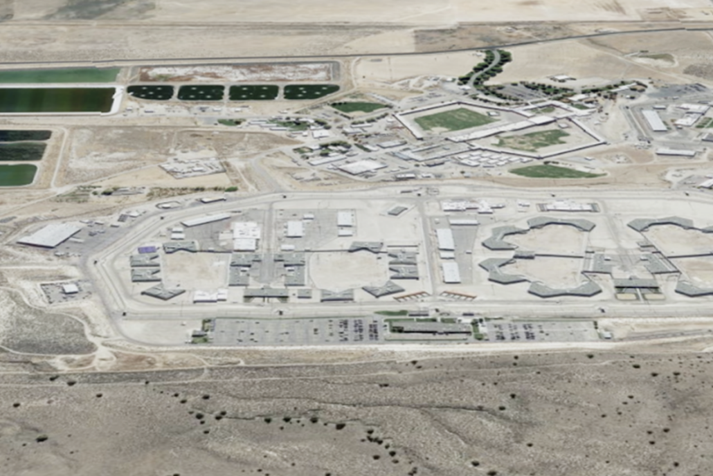 Aerial view prison