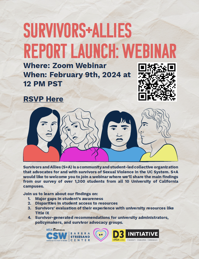 Survivors And Allies webinar and report launch