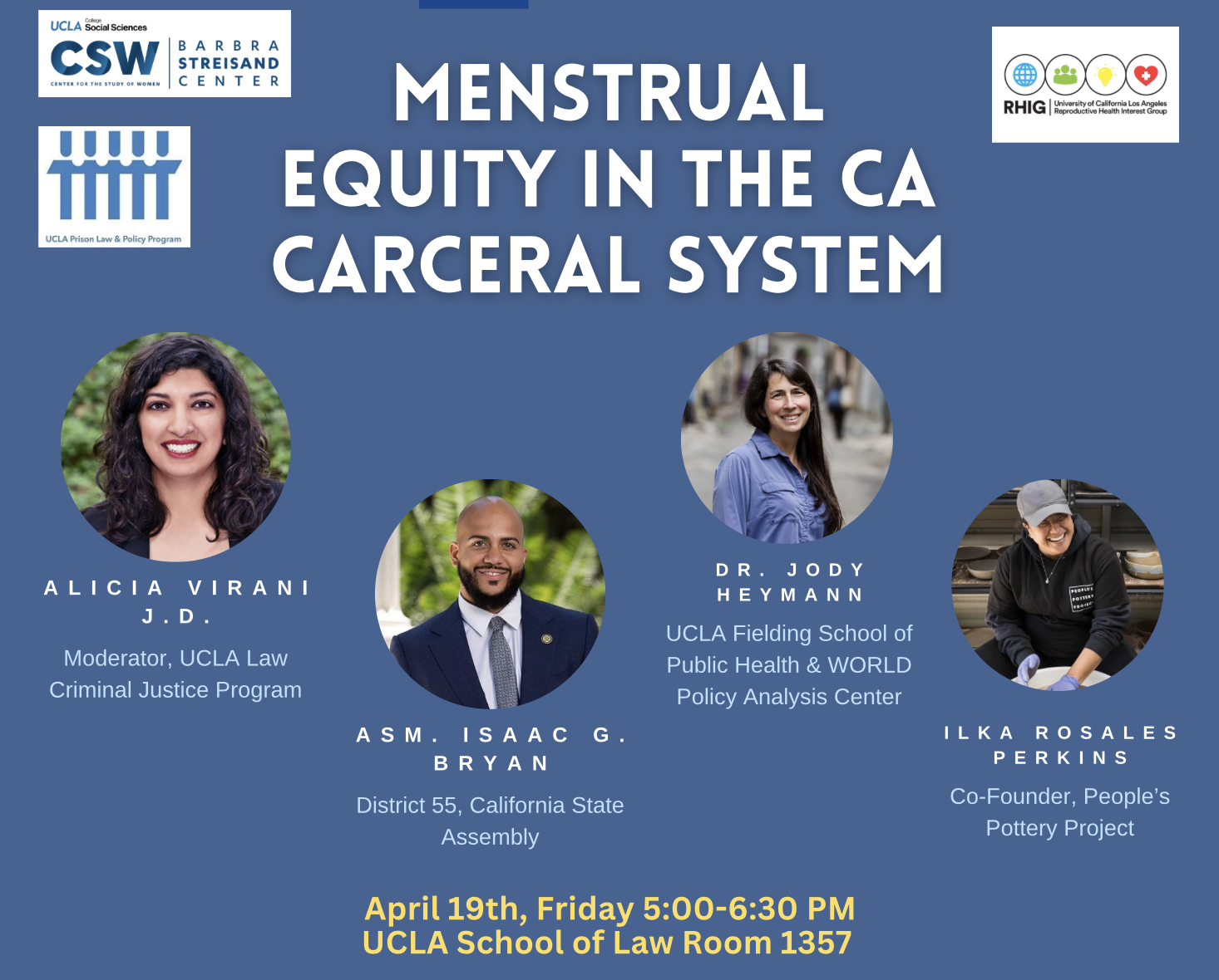 UCLA Law Menstrual Equity in the Carceral System