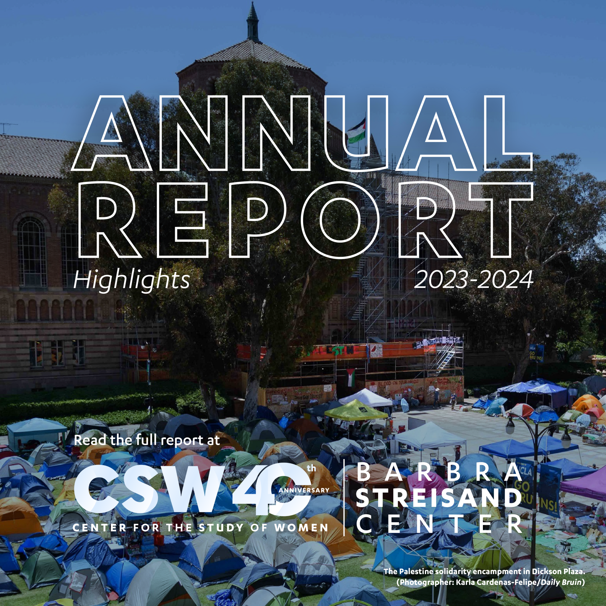Announcing the 2023–2024 Annual Report - Center for the Study of Women