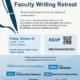 "Event flyer for a 'Faculty Writing Retreat,' presented by UCLA CSW (Center for the Study of Women) and the Barbra Streisand Center, part of UCLA College Social Sciences. A stylized illustration of a dark blue pen with a flowing line beneath it appears on the left. Description reads: 'Do you want to block out a day for writing and contemplation? Join us for a day-long retreat where you can concentrate on your own work alongside like-minded colleagues. We will hold the world at bay for you. Breakfast and lunch will be provided.' Event details: Friday, October 23, 10 am–4 pm, UCLA Campus. Note: 'On-site space is limited. Virtual option available.' RSVP box includes a QR code and link: https://short.do/tmnjYu. Below, a thank-you message to co-sponsors for supporting faculty development, followed by logos of UCLA Herb Alpert School of Music, UCLA College Humanities, UCLA School of Theater, Film & Television, UCLA Research & Creative Activities, UCLA Anderson School of Management, UCLA Luskin School of Public Affairs, UCLA College Social Sciences, UCLA School of Law, UCLA Samueli School of Engineering, and UCLA College Life Sciences."